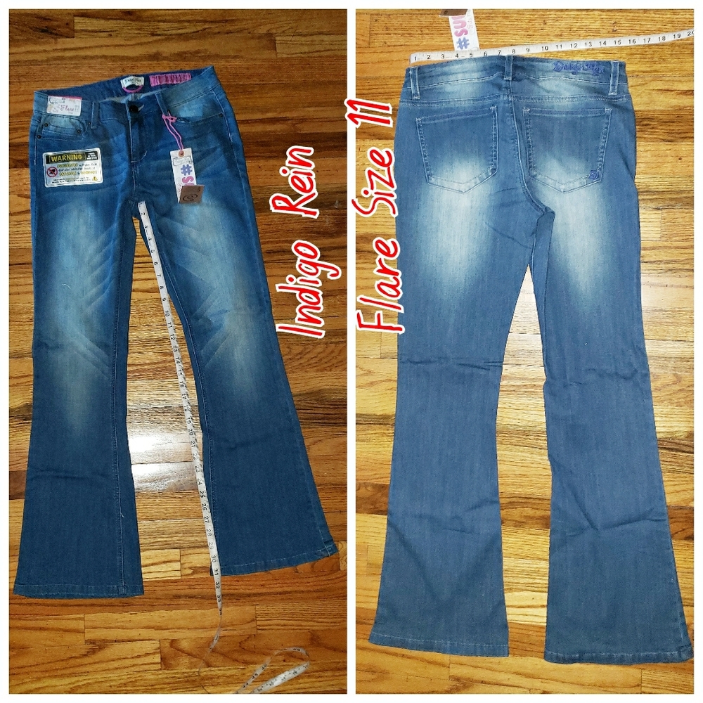 Indigo Rein Blue Flare Jeans